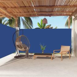 Auvent latéral rétractable Bleu 180x600 cm alsavelo