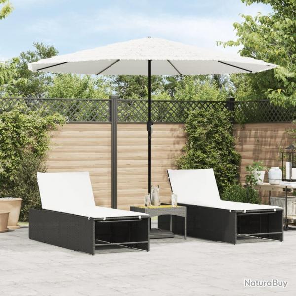 Parasol de jardin avec mt en acier blanc 324x324x247 cm alsavelo
