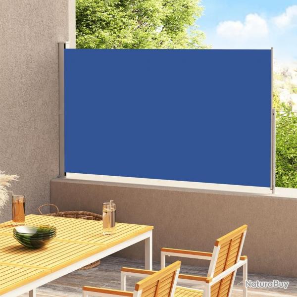 Auvent latral rtractable de patio 200x300 cm Bleu alsavelo