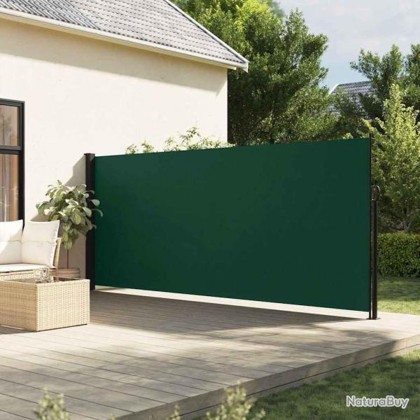 Auvent latral rtractable vert fonc 170x300 cm alsavelo
