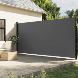 Auvent latéral rétractable anthracite 200x500 cm alsavelo