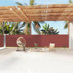 Auvent latéral rétractable Marron 160x1200 cm alsavelo