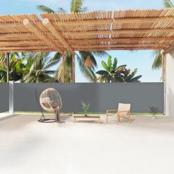 Auvent latéral rétractable Anthracite 160x1200 cm alsavelo