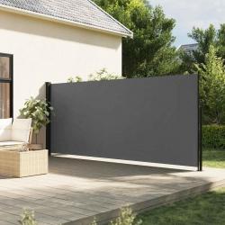 Auvent latéral rétractable anthracite 180x300 cm alsavelo