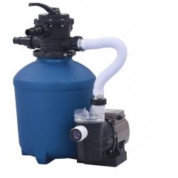 Pompe filtrante à sable avec minuterie 530 W 10980 L/h alsavelo