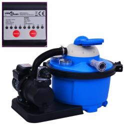 Pompe de filtration à sable avec minuterie 450 W 25 L alsavelo