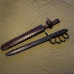 COUTEAU CUSTOM KNUCKLE POIGNARD COMBAT