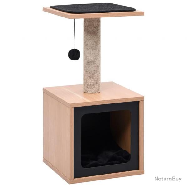 Arbre  chat avec tapis  gratter en sisal 62 cm alsavelo