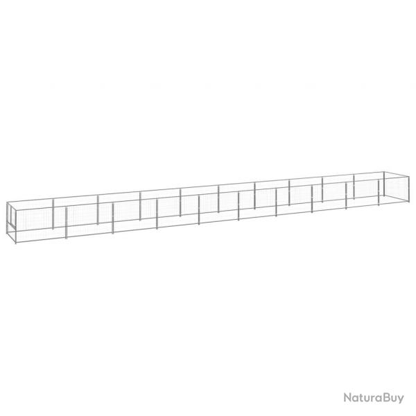 Chenil Argent 10 m Acier alsavelo