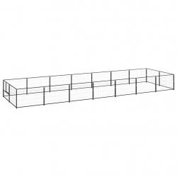 Chenil Noir 14 m² Acier alsavelo