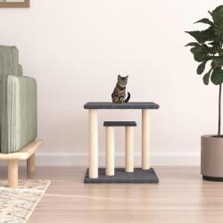 Arbres à chat avec plates-formes gris foncé 50 cm alsavelo