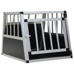 Cage pour chien avec une porte 54 x 69 x 50 cm alsavelo