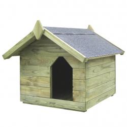 Niche de jardin avec toit ouvrant Bois de pin imprégné alsavelo