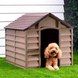 Niche pour chien Marron 86x84x82 cm Polypropylène alsavelo