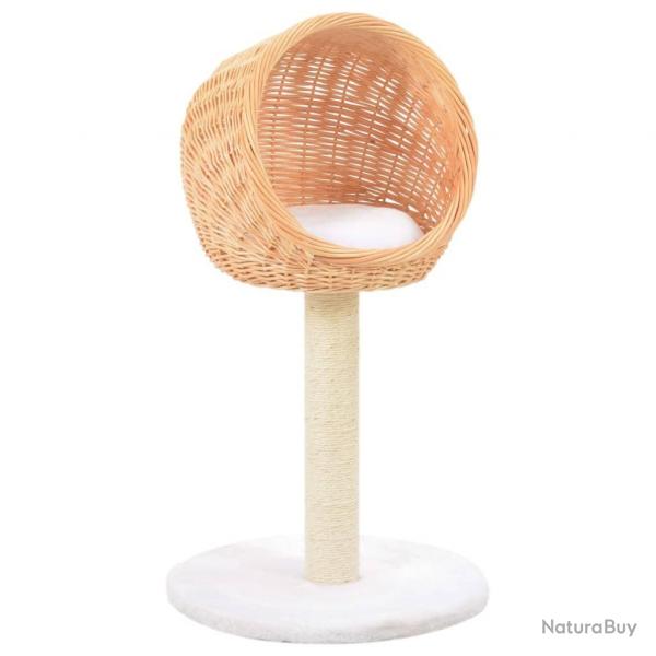 Arbre  chat avec griffoir en sisal Naturel Bois de saule alsavelo