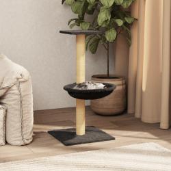 Arbre à chat avec griffoir en sisal Gris foncé 74 cm alsavelo