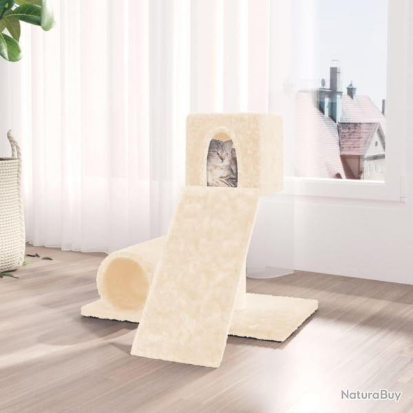 Arbre  chat avec griffoir en sisal Crme 59 cm alsavelo