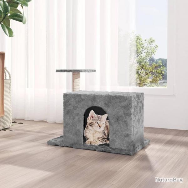 Arbre  chat avec griffoir en sisal Gris clair 51 cm alsavelo