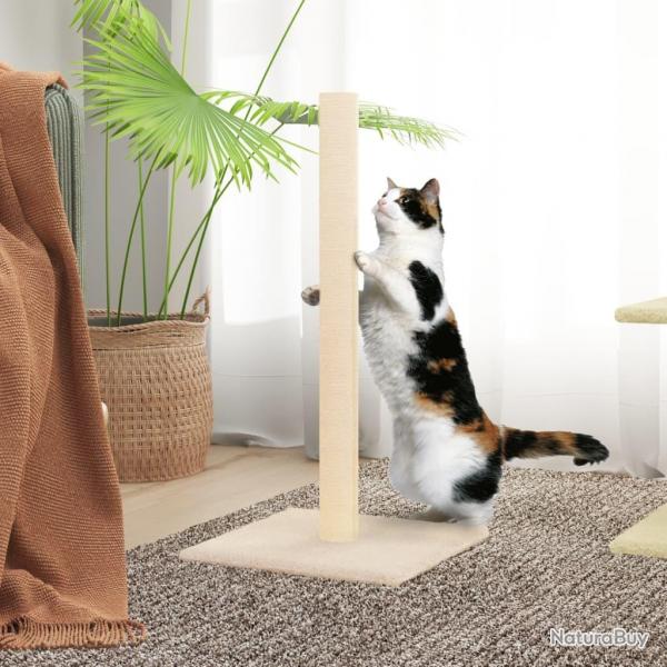 Arbre  chat Crme 35x35x70 cm alsavelo
