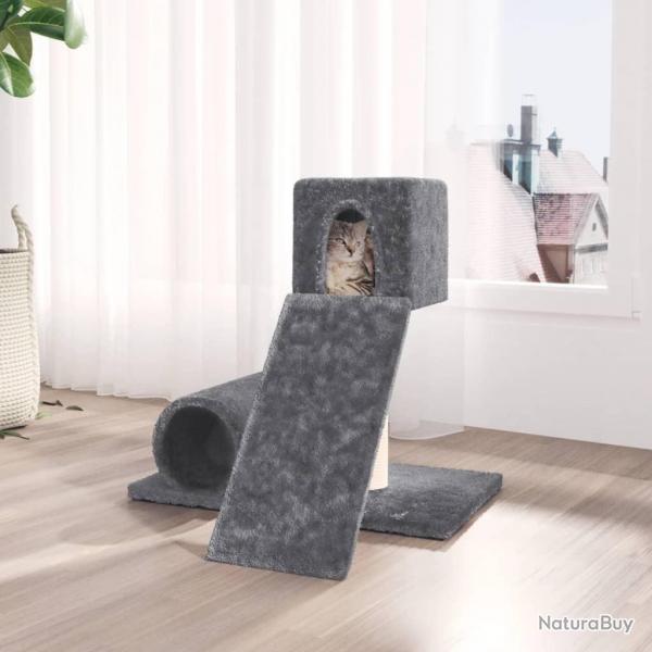 Arbre  chat avec griffoir en sisal Gris fonc 59 cm alsavelo