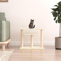Arbres à chat avec plates-formes crème 62,5 cm alsavelo