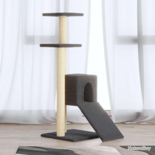 Arbre  chat avec griffoirs en sisal Gris fonc 92 cm alsavelo