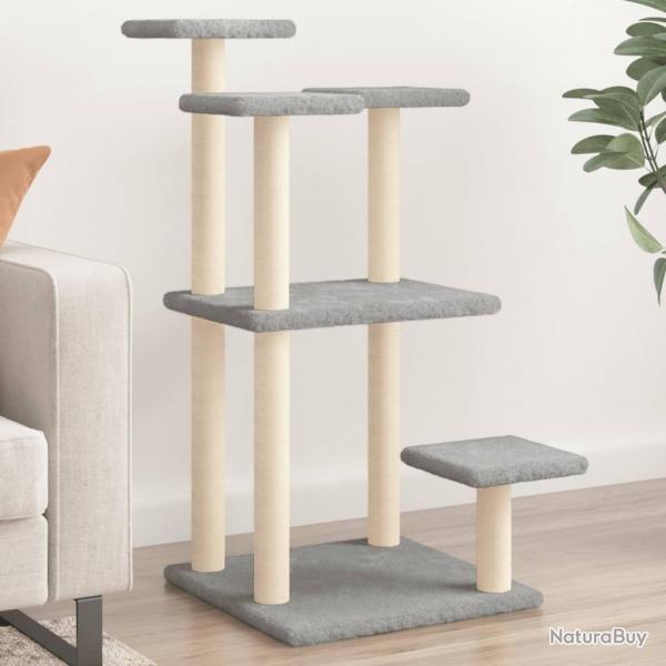 Arbres  chat avec plates-formes gris clair 98,5 cm alsavelo