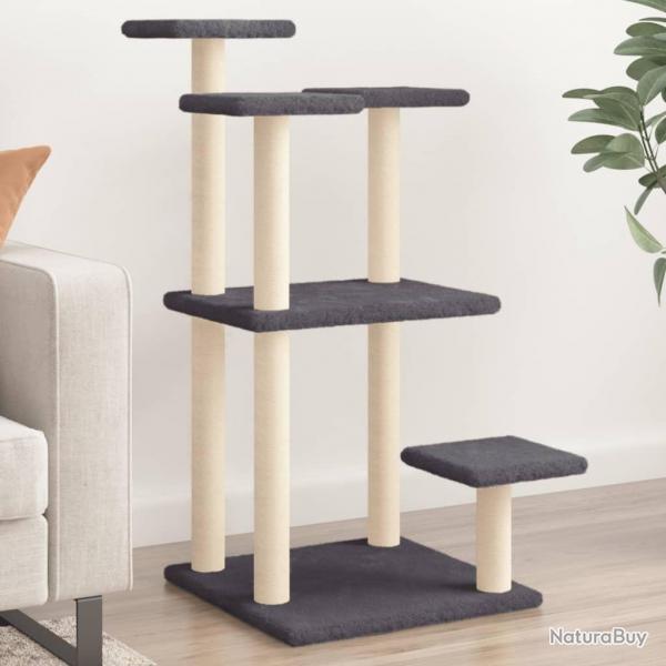 Arbres  chat avec plates-formes gris fonc 98,5 cm alsavelo