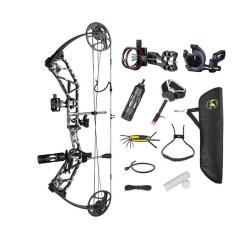 Kit arc à poulie Topoint T1 Beginner LH Dipped ghost 20-60lbs