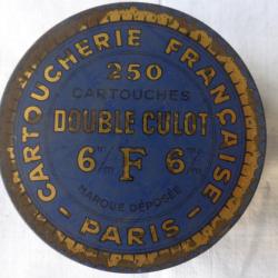 Ancienne boite de 250 cartouches double culot 6mm neuve