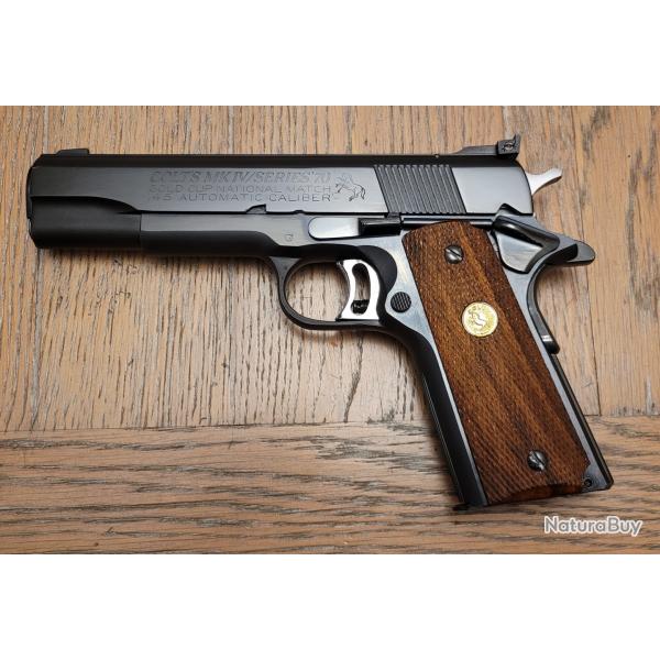 COLT 45 MK IV srie 70  modle 1911 Gold Cup National Match - cal. 45 ACP