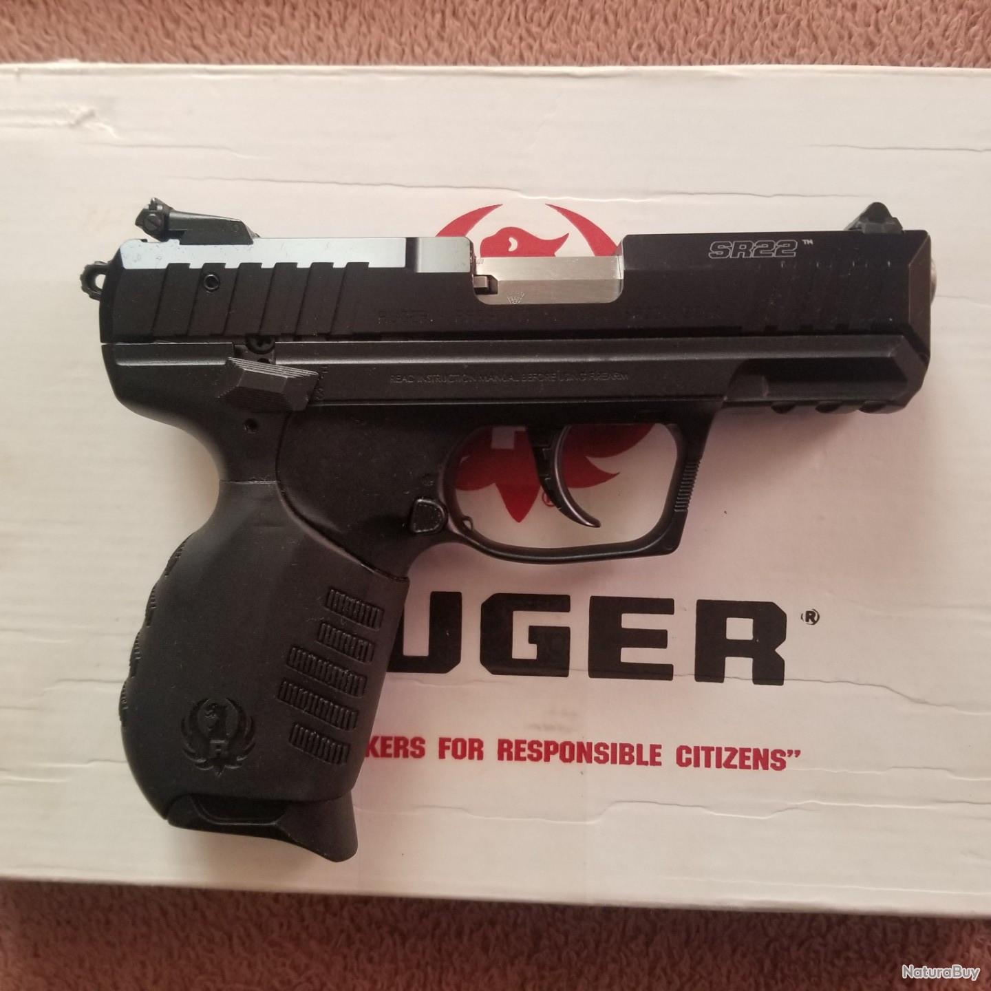 Ruger SR22 Fileté cal. .22 L.R - Occasion - Pistolets de Catégorie B ...