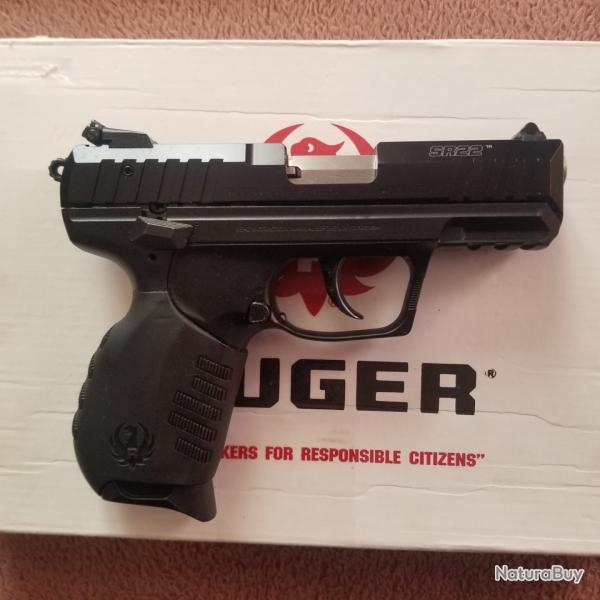 Ruger SR22 Filet cal. .22 L.R - Occasion