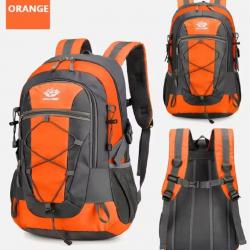 Sac à Dos de Randonnée Étanche 35L Léger Grande Capacité idéal Randonnée Voyage Orange