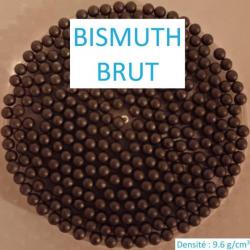 BISMUTH BRUT en #2 / 1000gr / Diamètre 3.75mm / Billes de substituts / Densité : 9.6 g/cm3