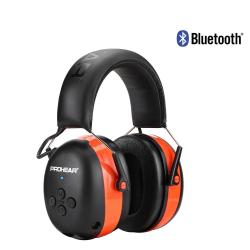 Casque Anti-Bruit Bluetooth V5.3  Protection Auditive & Musique  SNR 30dB / NRR 25dB Orange