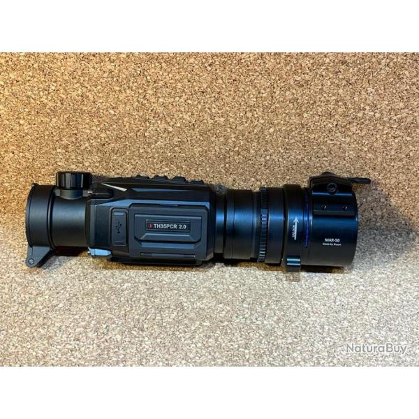 Module de tir  imagerie thermique (CLIP-ON) HIKMICRO Thunder TE19CR 2.0 + Bague d'adaptation 50mm