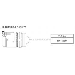 Adaptateur B&T HUB QDX Cal. 5.56/.223