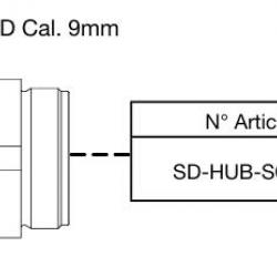 Adaptateur B&T HUB SQD Cal. 9mm