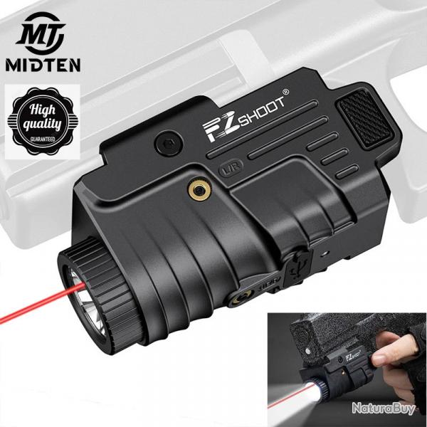 MidTen Pointeur Laser Pour Pistolet Couleur Rouge -