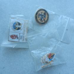 lot de 3 pin's Gendarmerie - escadron de Baccarat - gendarmerie montagne Albertville- 7ème LGM