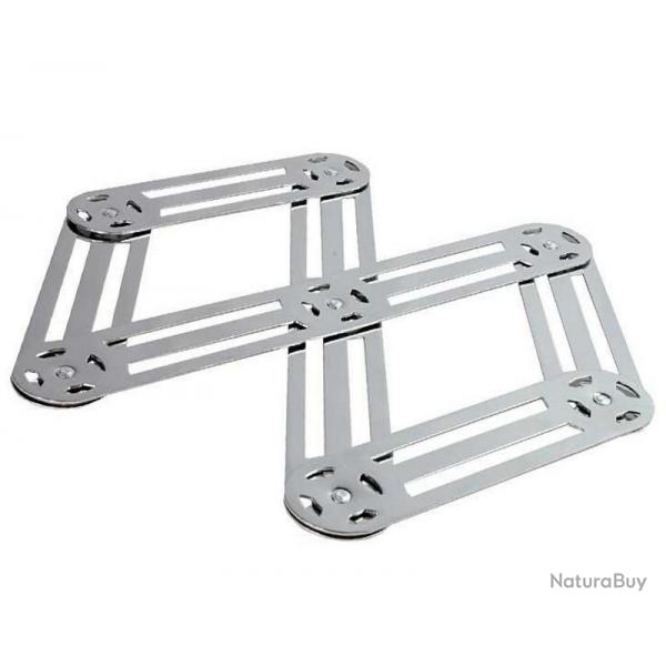 Dessous de plat extensible Vintage, Couleur inox [Roger Orfvre]