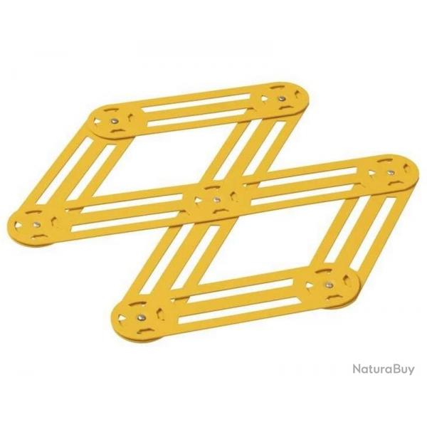 Dessous de plat extensible Vintage, Couleur jaune [Roger Orfvre]