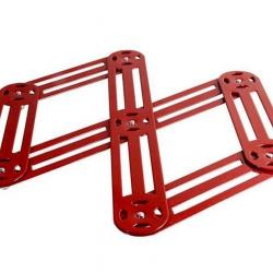 Dessous de plat extensible Vintage, Couleur rouge [Roger Orfèvre]