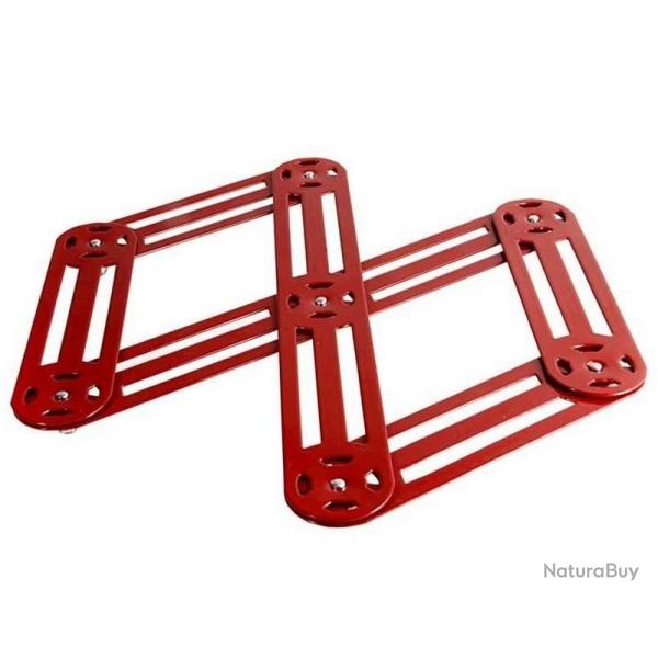 Dessous de plat extensible Vintage, Couleur rouge [Roger Orfvre]