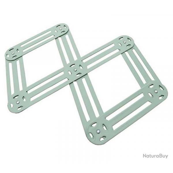 Dessous de plat extensible Vintage, Couleur vert pastel [Roger Orfvre]