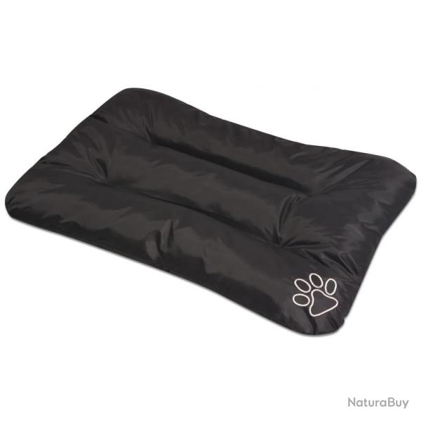 Matelas pour chiens Taille L Noir alsavelo