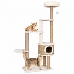 Arbre à chat coussin de luxe et grattoir 148 cm Herbiers marins alsavelo