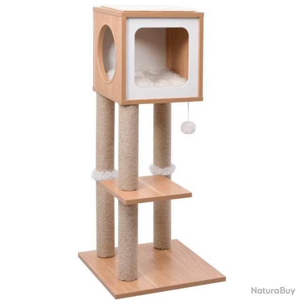 Arbre  chat avec tapis  gratter en sisal 90 cm alsavelo