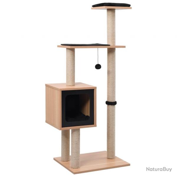 Arbre  chat avec tapis  gratter en sisal 123 cm alsavelo